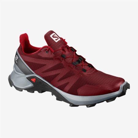 Scarpe Trail Running Salomon SUPERCROSS Uomo Rosse IT 9-I54